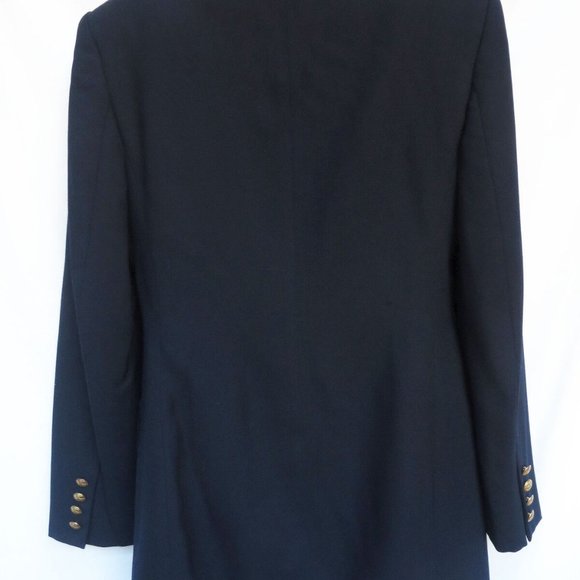 Ralph Lauren Women's Blue Wool Blazer - Picture 2 of 10